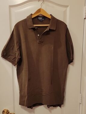 Polo by Ralph Lauren Men's Olive Green Short-Sleeve Polo Shirt